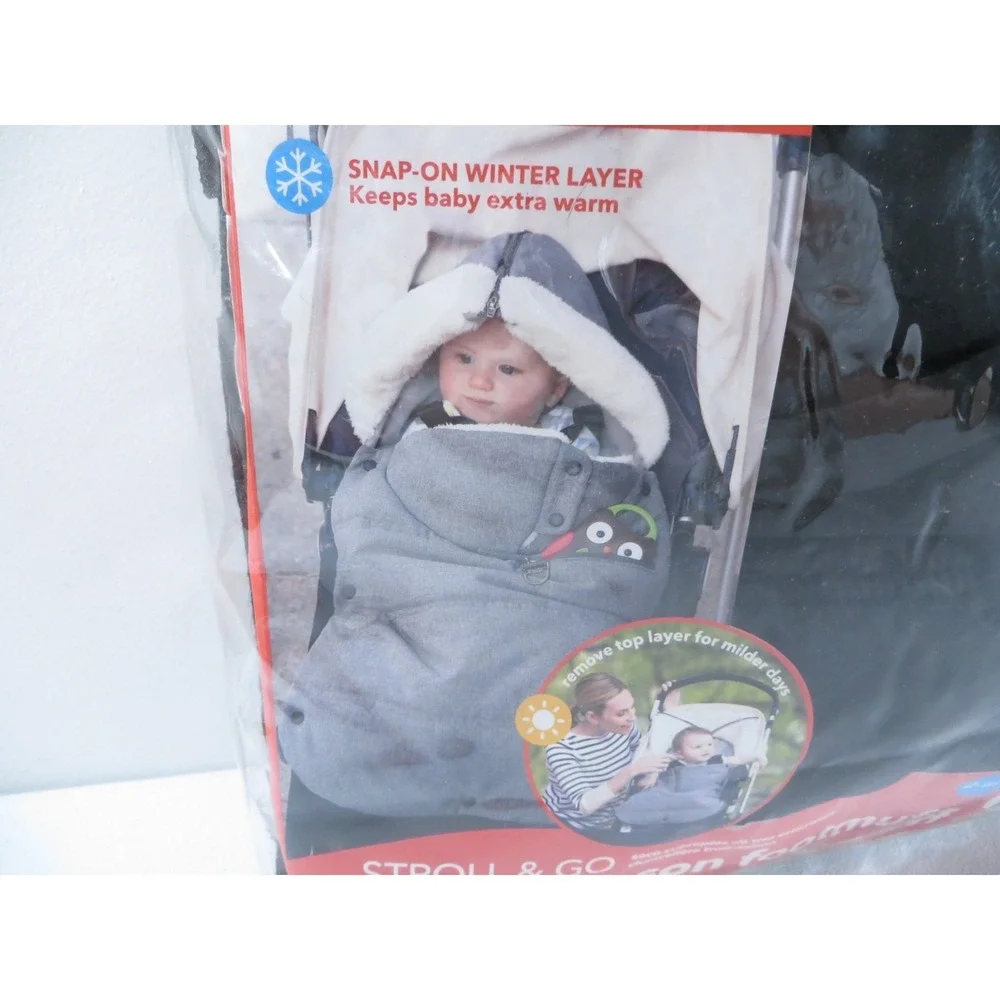 Skip Hop Stroll & Go Three Season Footmuff‎ 2-In-1 Infant To 12 Months Black